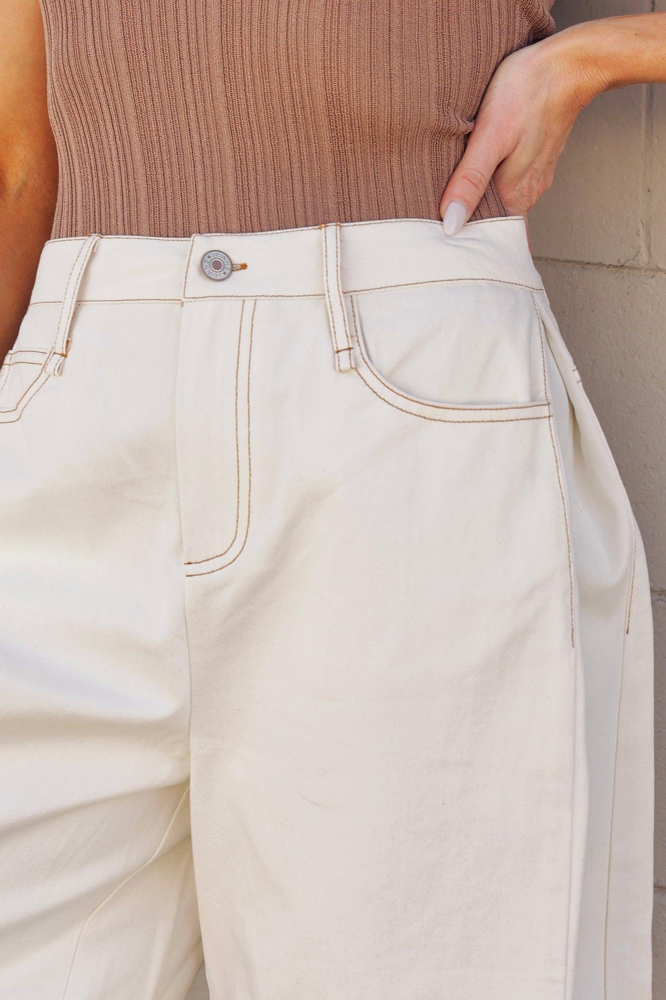 Watching the Wind Woven Bermuda Short, view 3 — Soul Flow Apparel