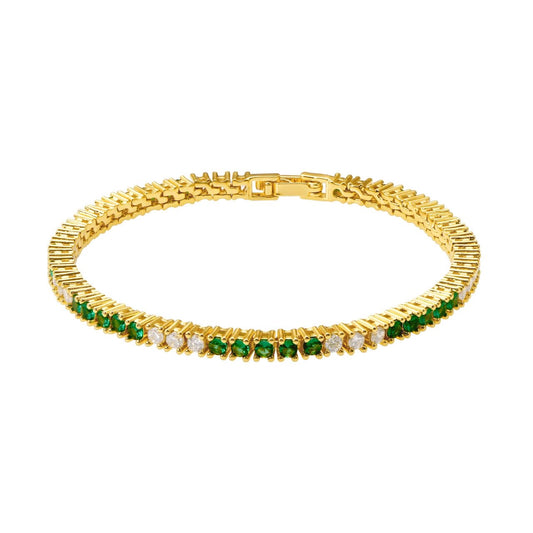 Josephine Emerald Tennis Bracelet — Soul Flow Apparel