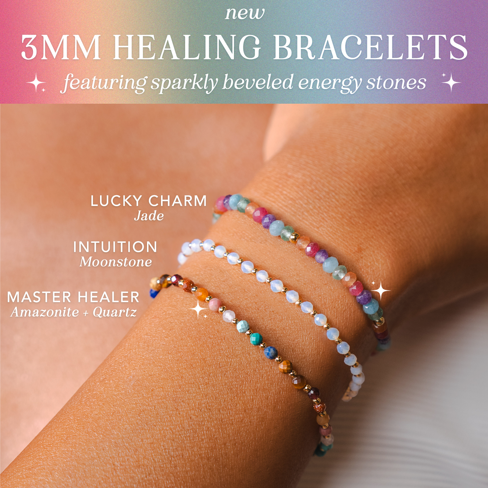 Master Healer 3mm Metal Accent Bracelet — Soul Flow Apparel
