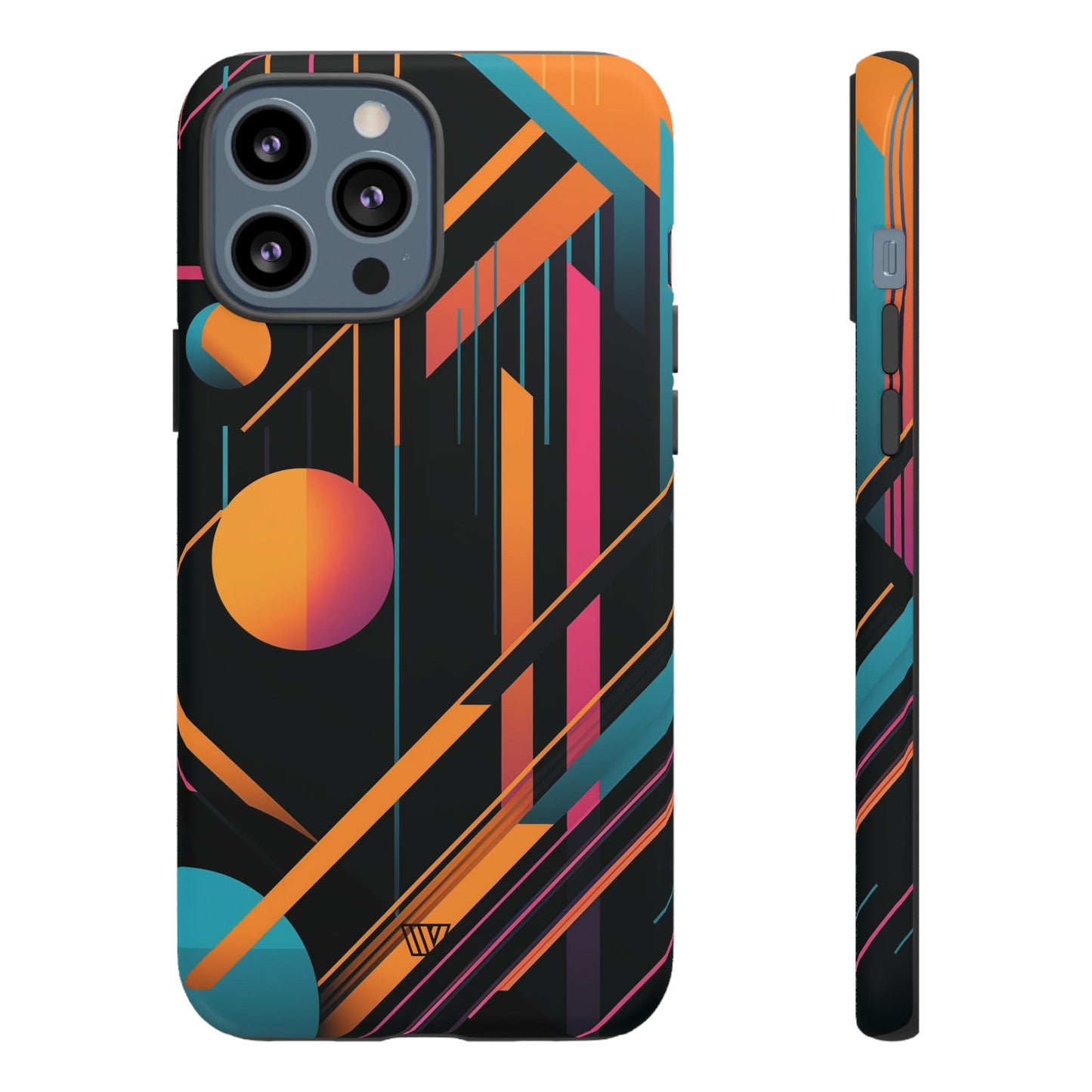 Bold Retro Lines | Tough Phone Case, view 2048 — Soul Flow Apparel