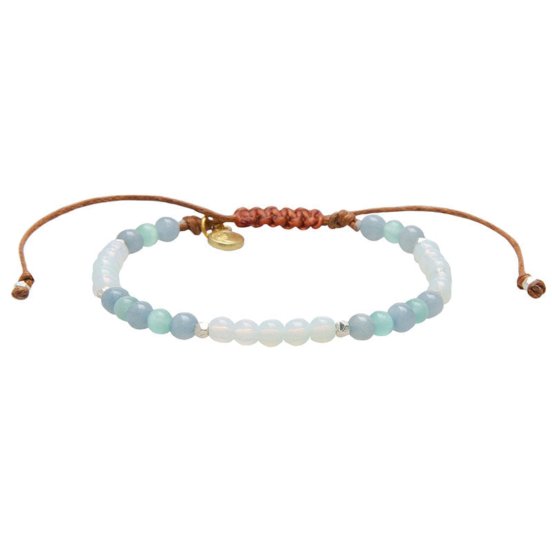 Intuition + Inner Peace 4mm Healing Bracelet, view 1 — Soul Flow Apparel