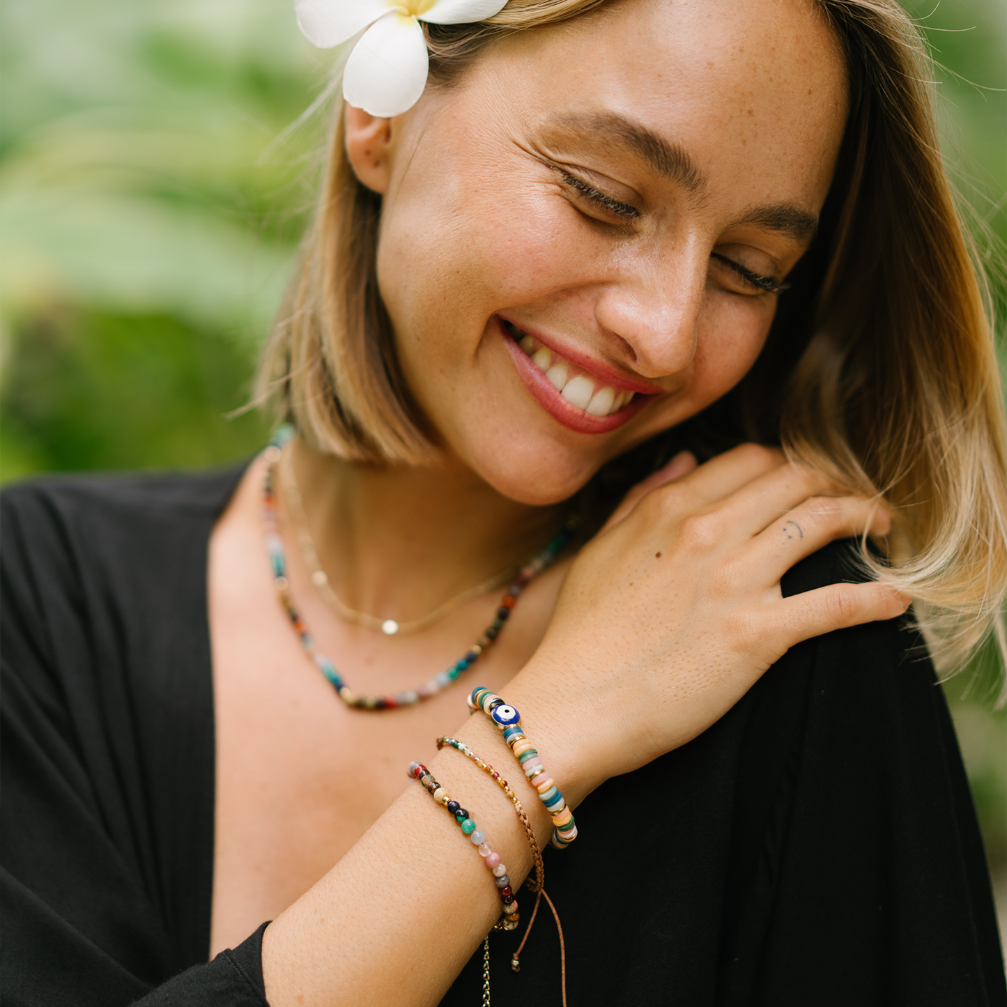 Master Healer 4mm Healing Bracelet, view 5 — Soul Flow Apparel