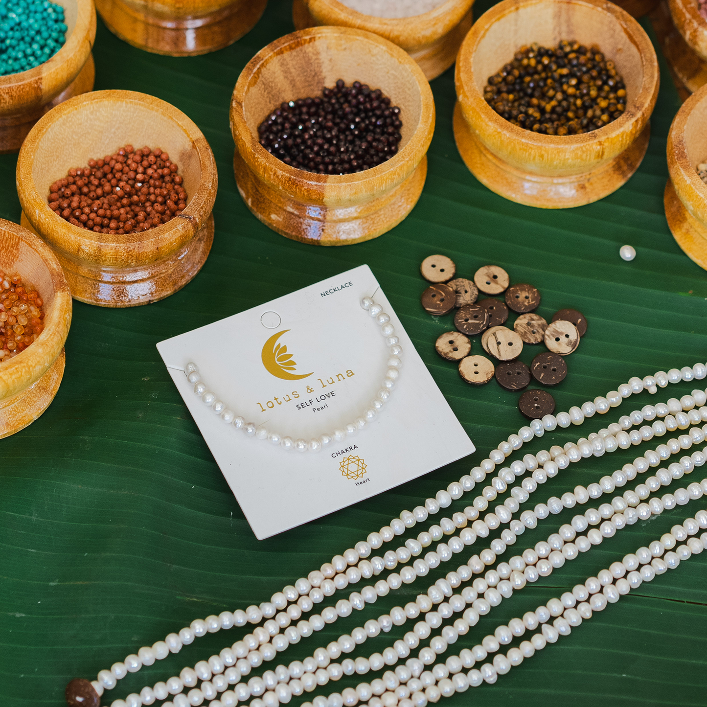 Self Love 4mm Healing Bracelet, view 5 — Soul Flow Apparel