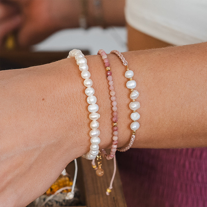 Self Love 4mm Healing Bracelet, view 4 — Soul Flow Apparel