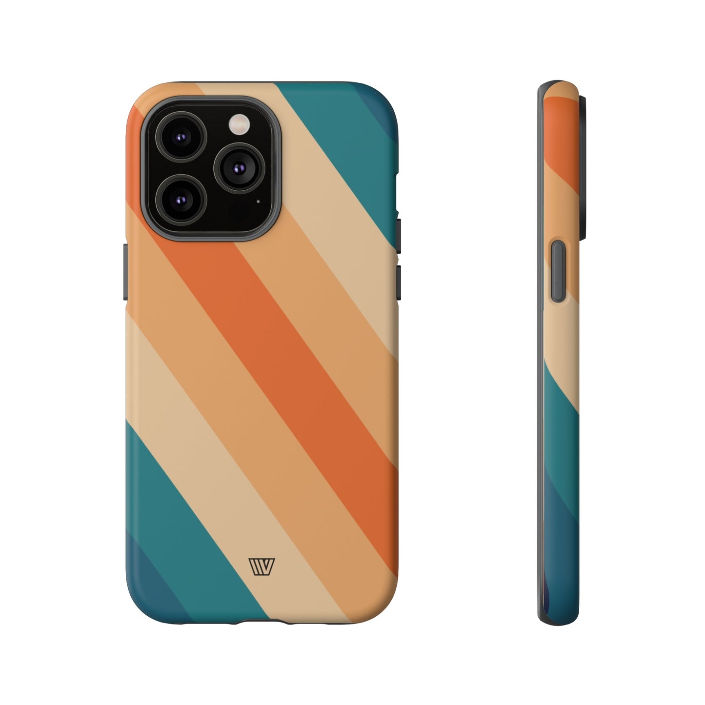 70s Retro Stripe | Tough Phone Case, view 2048 — Soul Flow Apparel