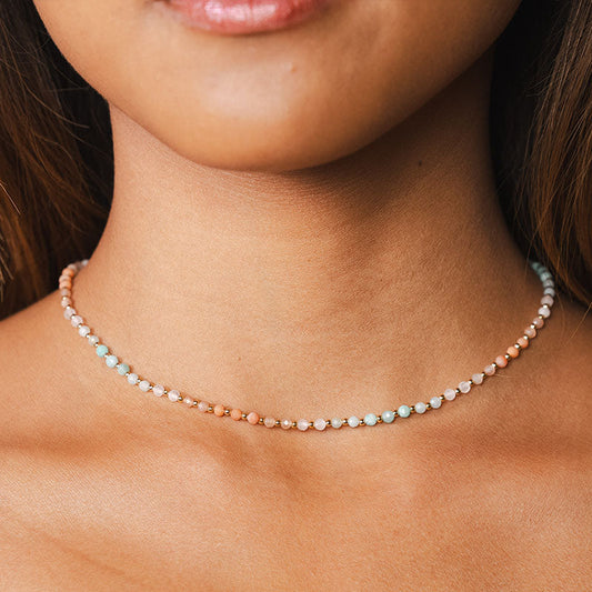 Positive Energy 3mm Healing Necklace, view 5 — Soul Flow Apparel