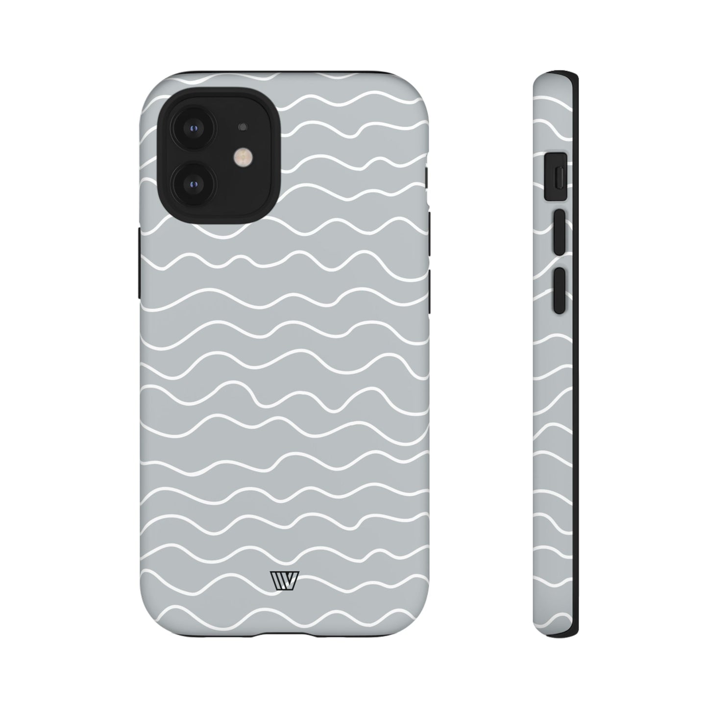 Gray Waves | Tough Phone Case, view 2048 — Soul Flow Apparel