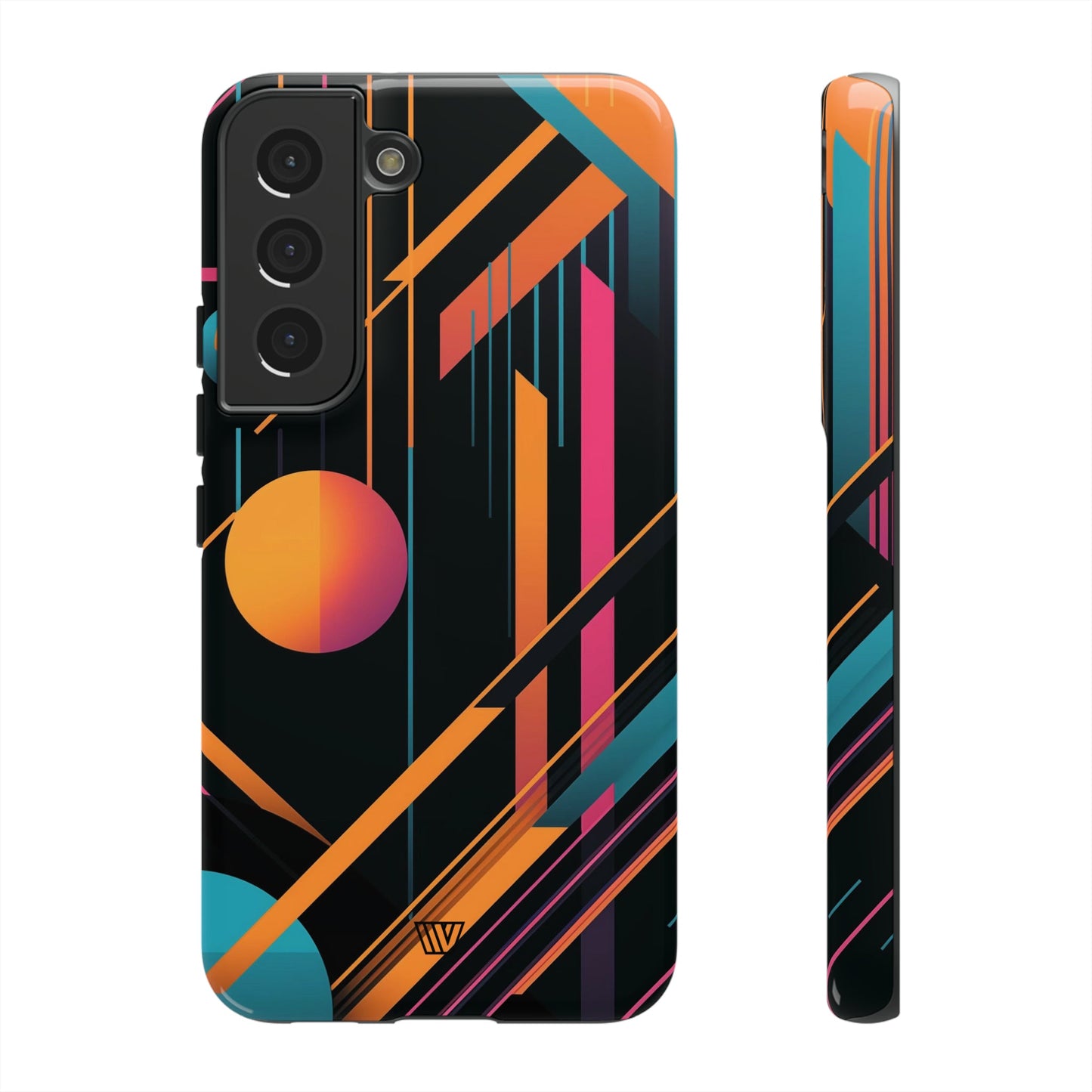 Bold Retro Lines | Tough Phone Case, view 2048 — Soul Flow Apparel