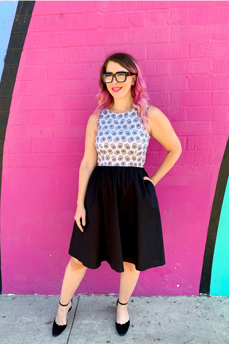 Hedgehog Twofer Dress, view 4 — Soul Flow Apparel