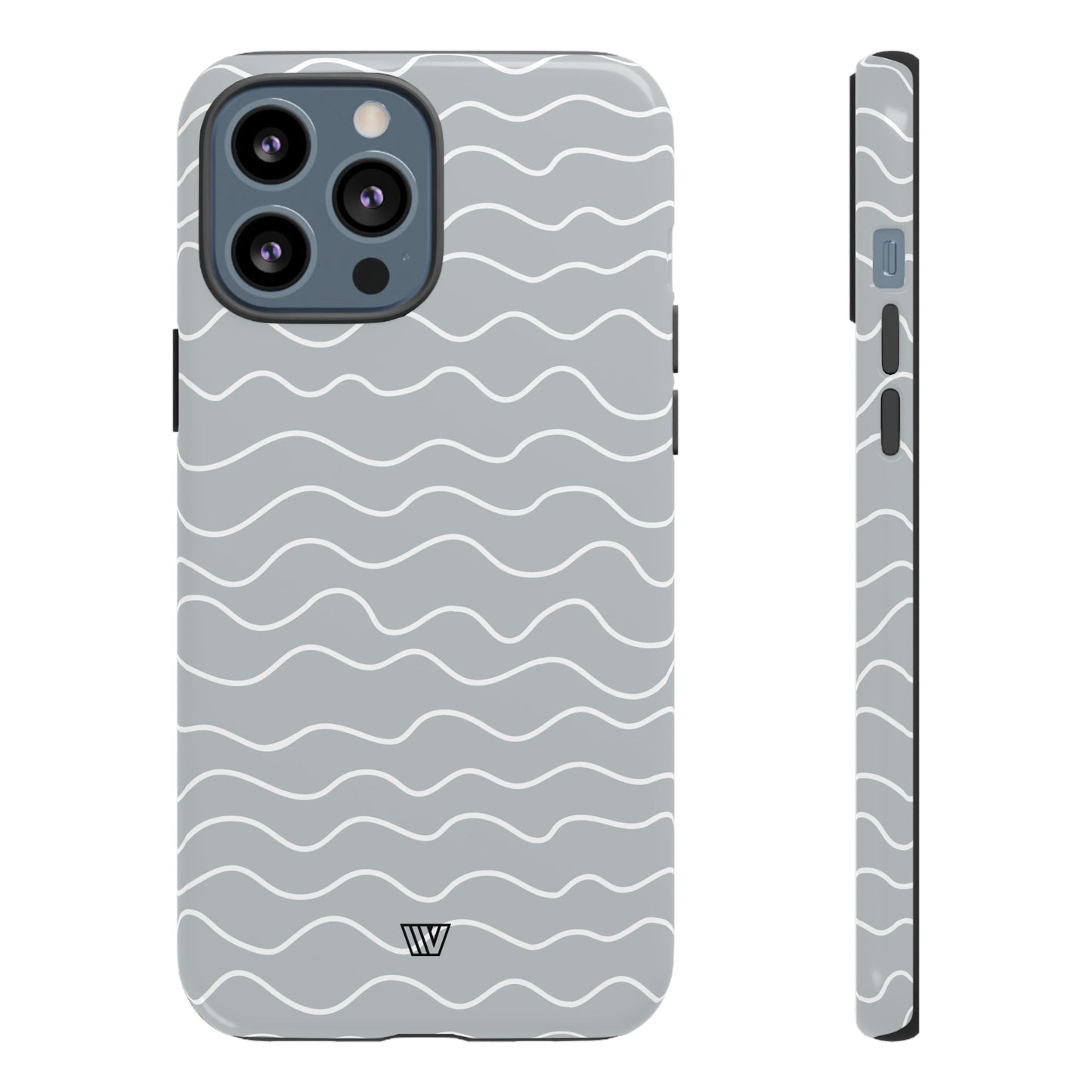 Gray Waves | Tough Phone Case, view 2048 — Soul Flow Apparel
