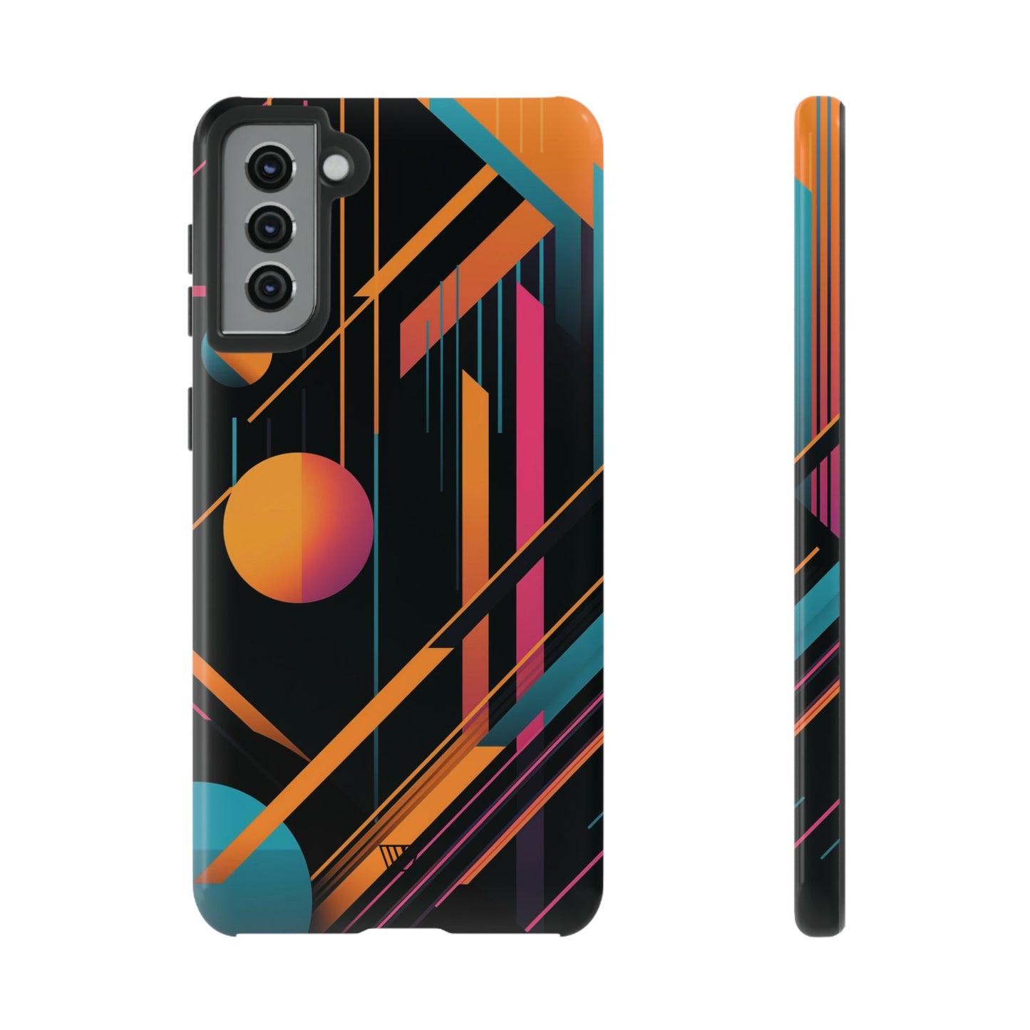 Bold Retro Lines | Tough Phone Case, view 2048 — Soul Flow Apparel