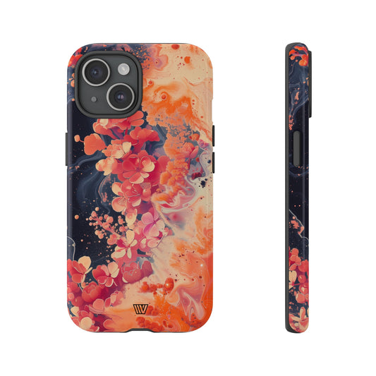 Wave of Flowers | Tough Phone Case, view 2048 — Soul Flow Apparel