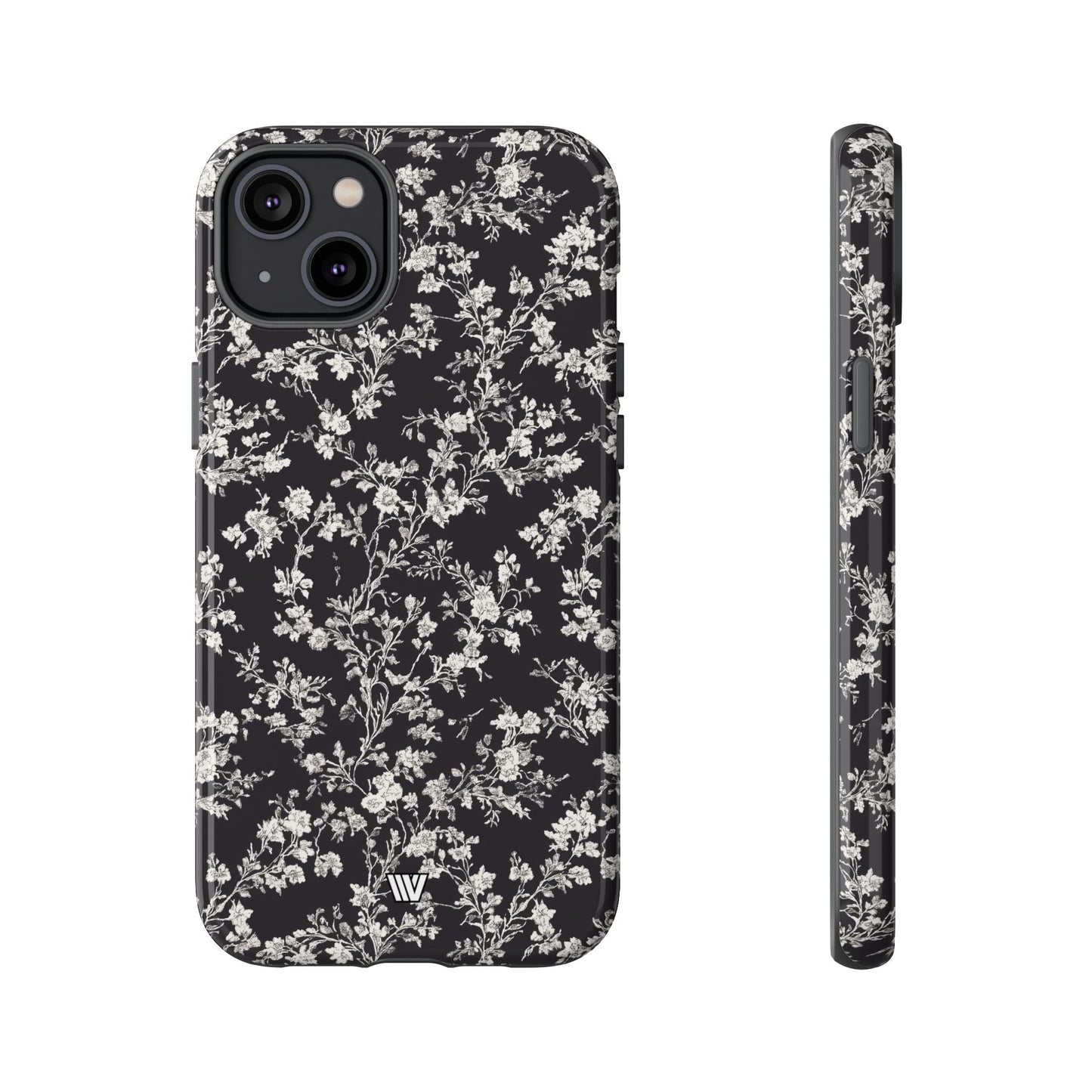 Inked Petals | Tough Phone Case, view 2048 — Soul Flow Apparel