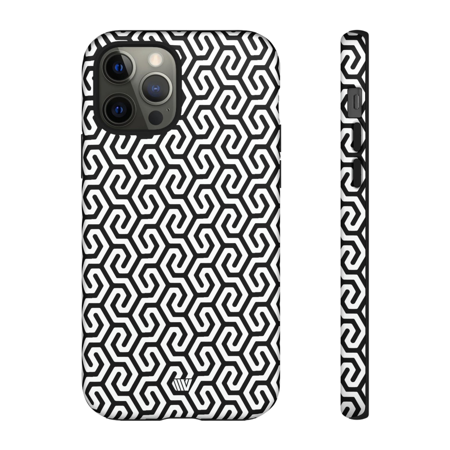 Twisted Grid | Tough Phone Case, view 2048 — Soul Flow Apparel