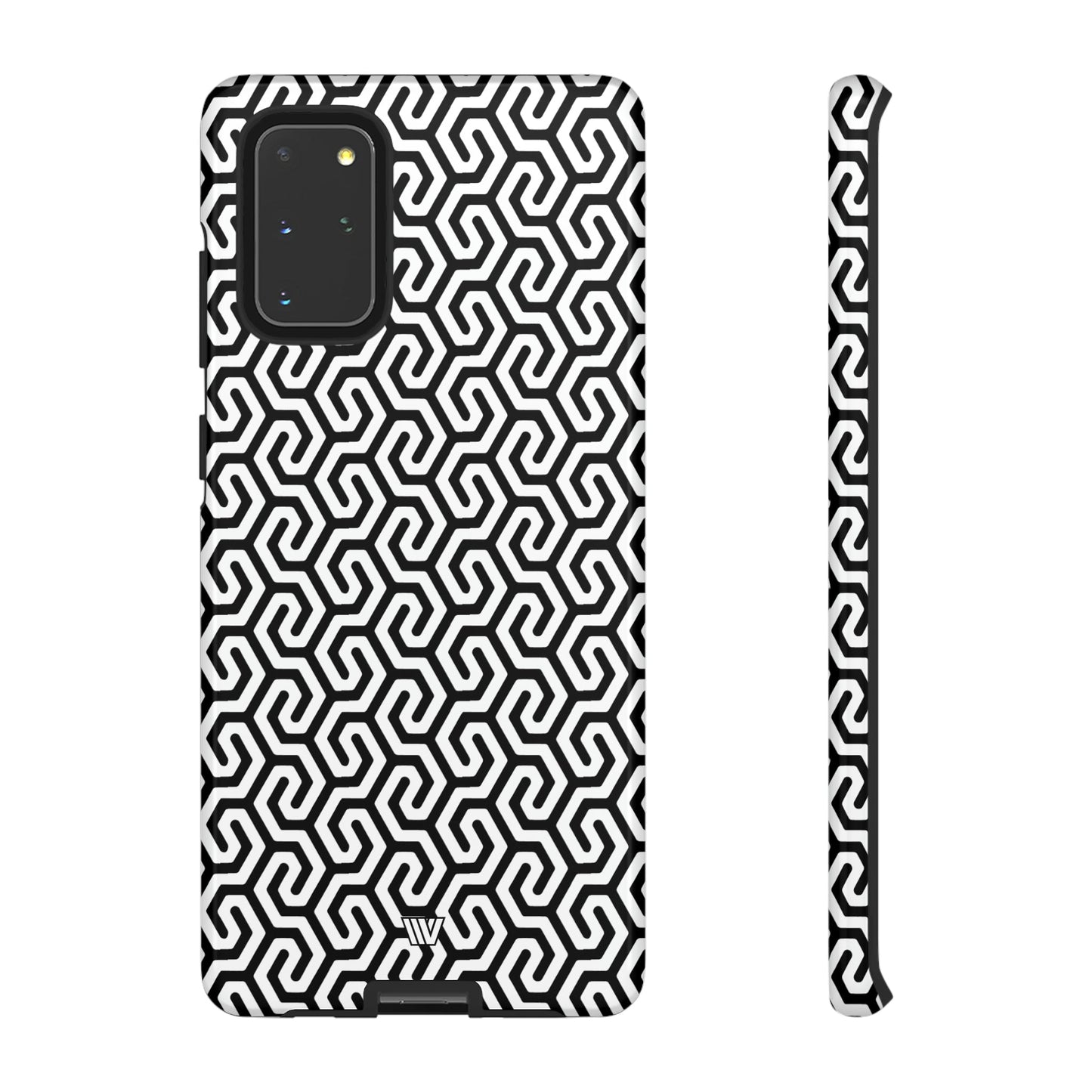 Twisted Grid | Tough Phone Case, view 2048 — Soul Flow Apparel