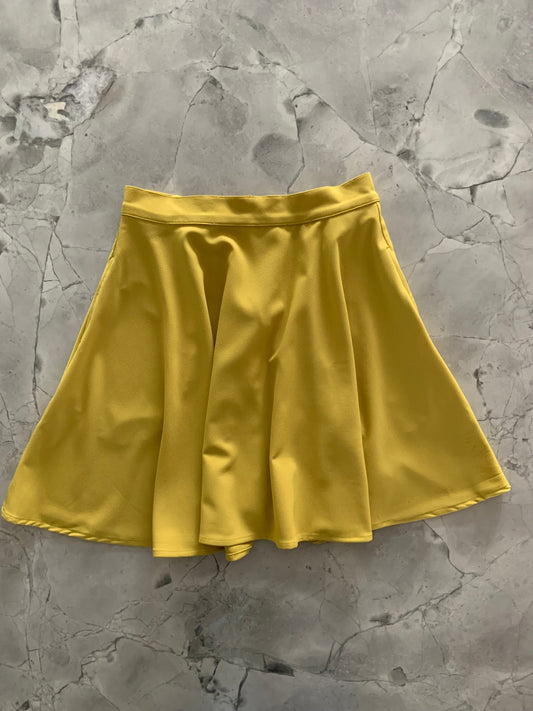 Chartreuse Skater Skirt — Soul Flow Apparel