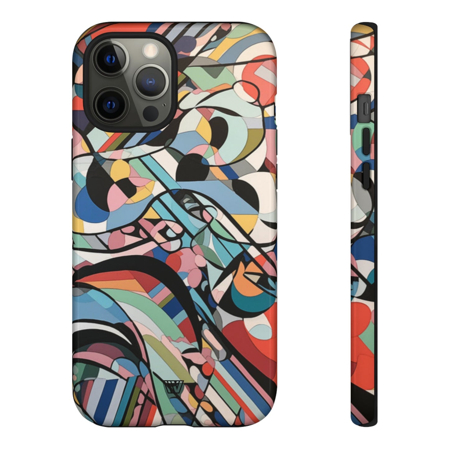 Abstract Mural | Tough Phone Case, view 2048 — Soul Flow Apparel