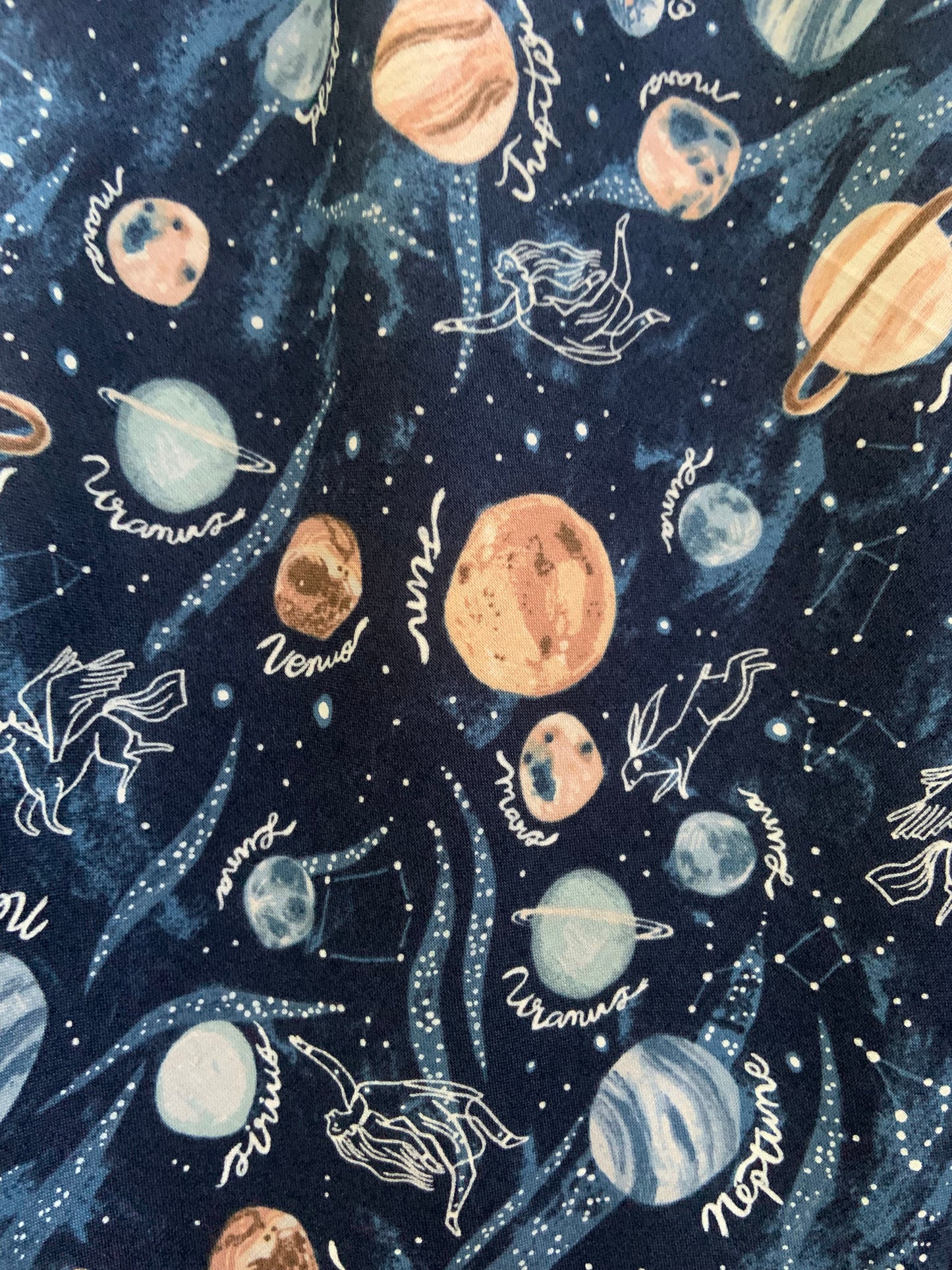 Planets Vintage Dress, view 3 — Soul Flow Apparel