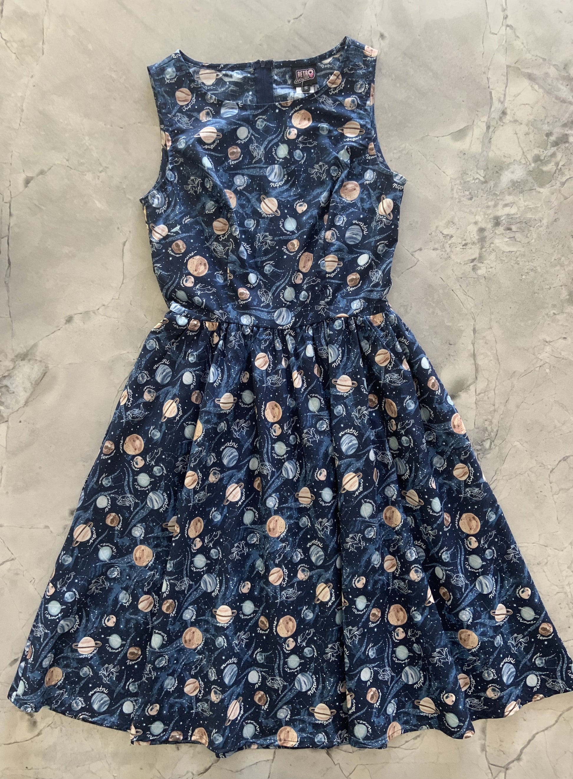 Planets Vintage Dress — Soul Flow Apparel