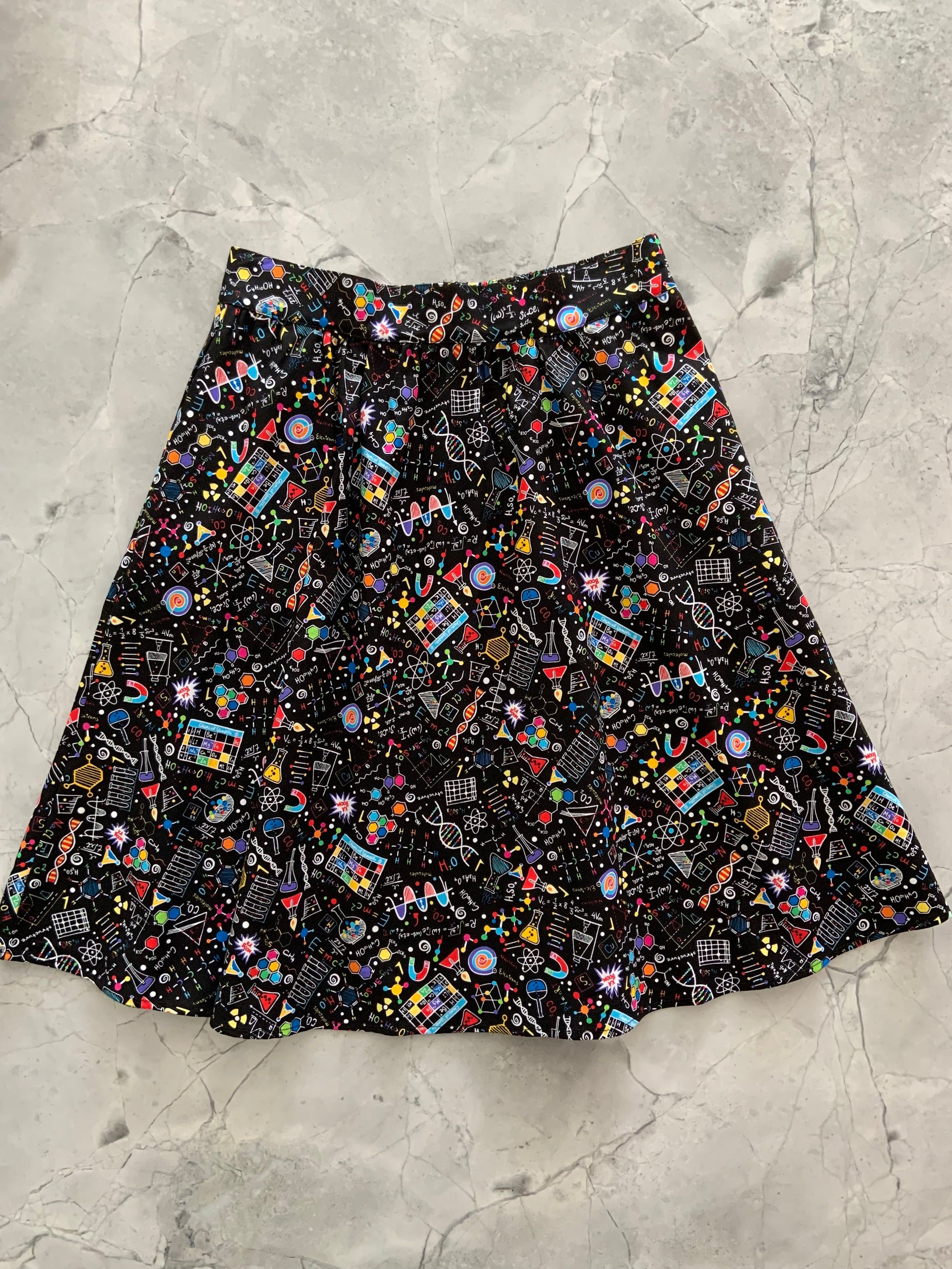 Science A-Line Skirt - Xl Only — Soul Flow Apparel