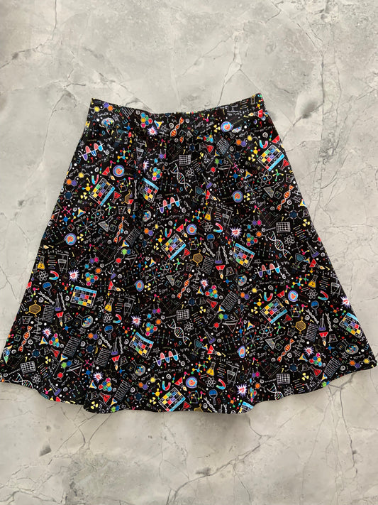 Science A-Line Skirt - Xl Only — Soul Flow Apparel