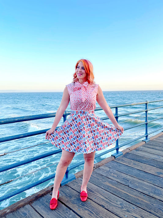 Sunny Days Skater Skirt, view 4869 — Soul Flow Apparel