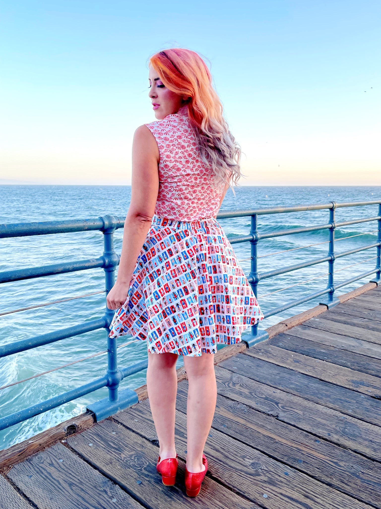 Umbrella Bow Top - Plus Sizes Only, view 4 — Soul Flow Apparel