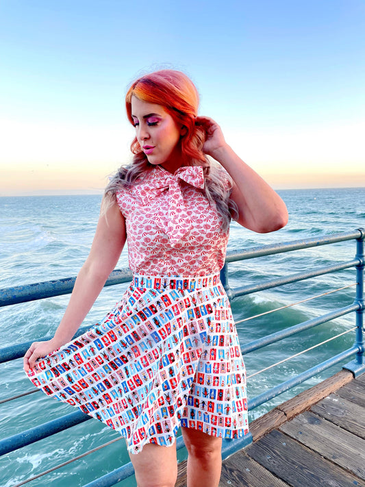 Umbrella Bow Top - Plus Sizes Only, view 6 — Soul Flow Apparel