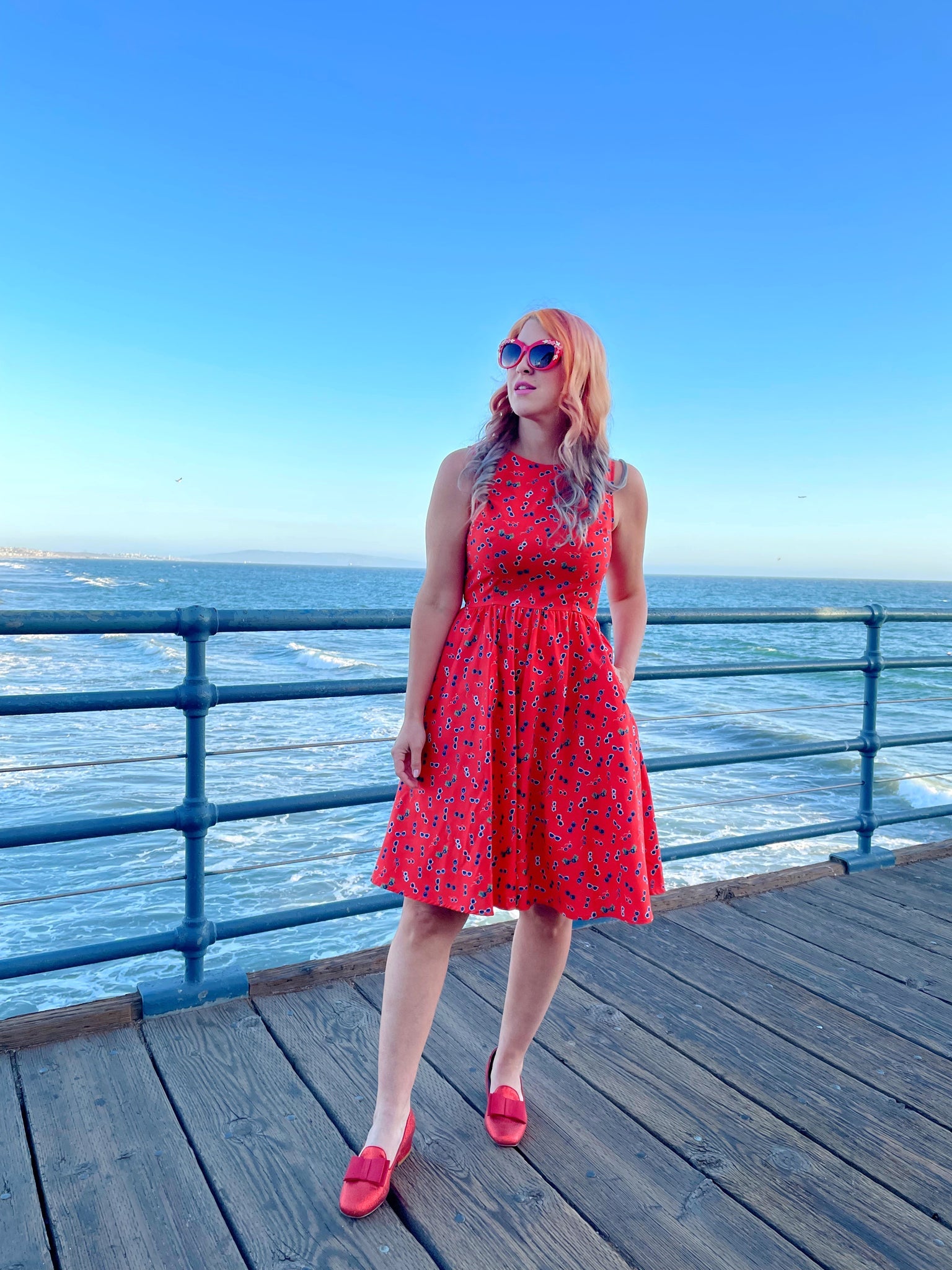 Sunglasses Vintage Dress, view 1 — Soul Flow Apparel