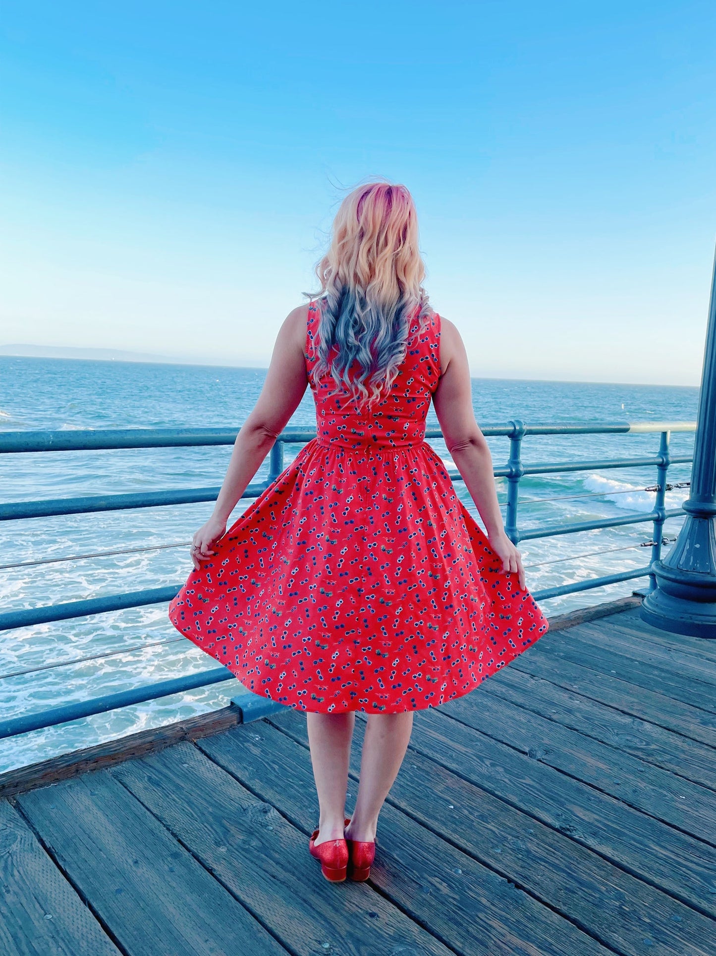 Sunglasses Vintage Dress, view 3 — Soul Flow Apparel