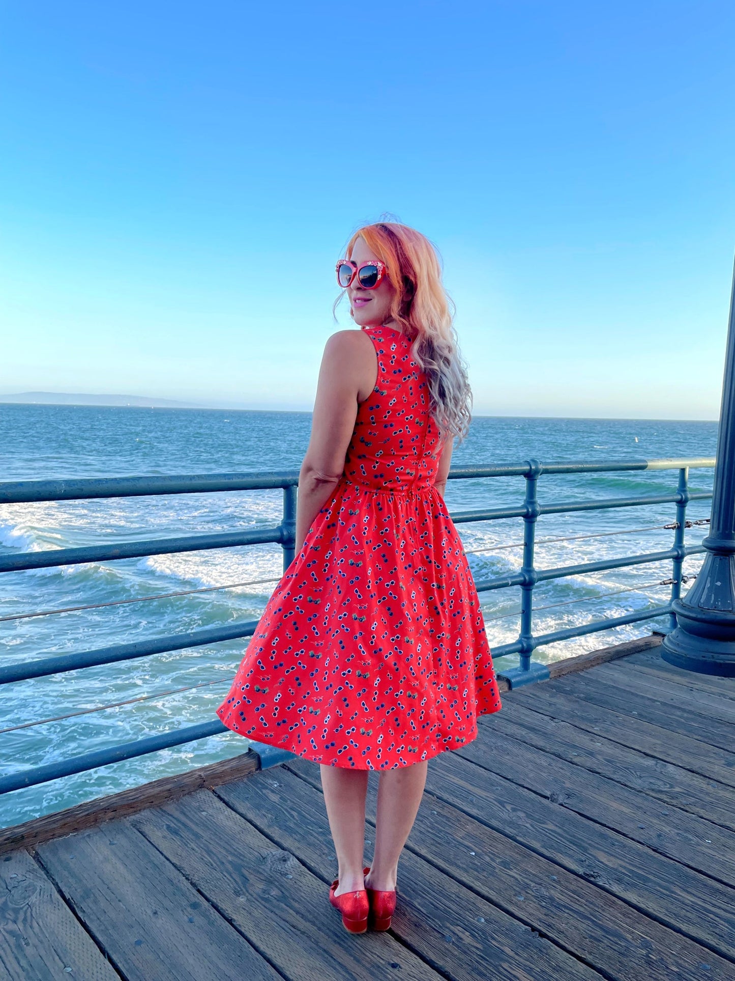 Sunglasses Vintage Dress, view 4 — Soul Flow Apparel