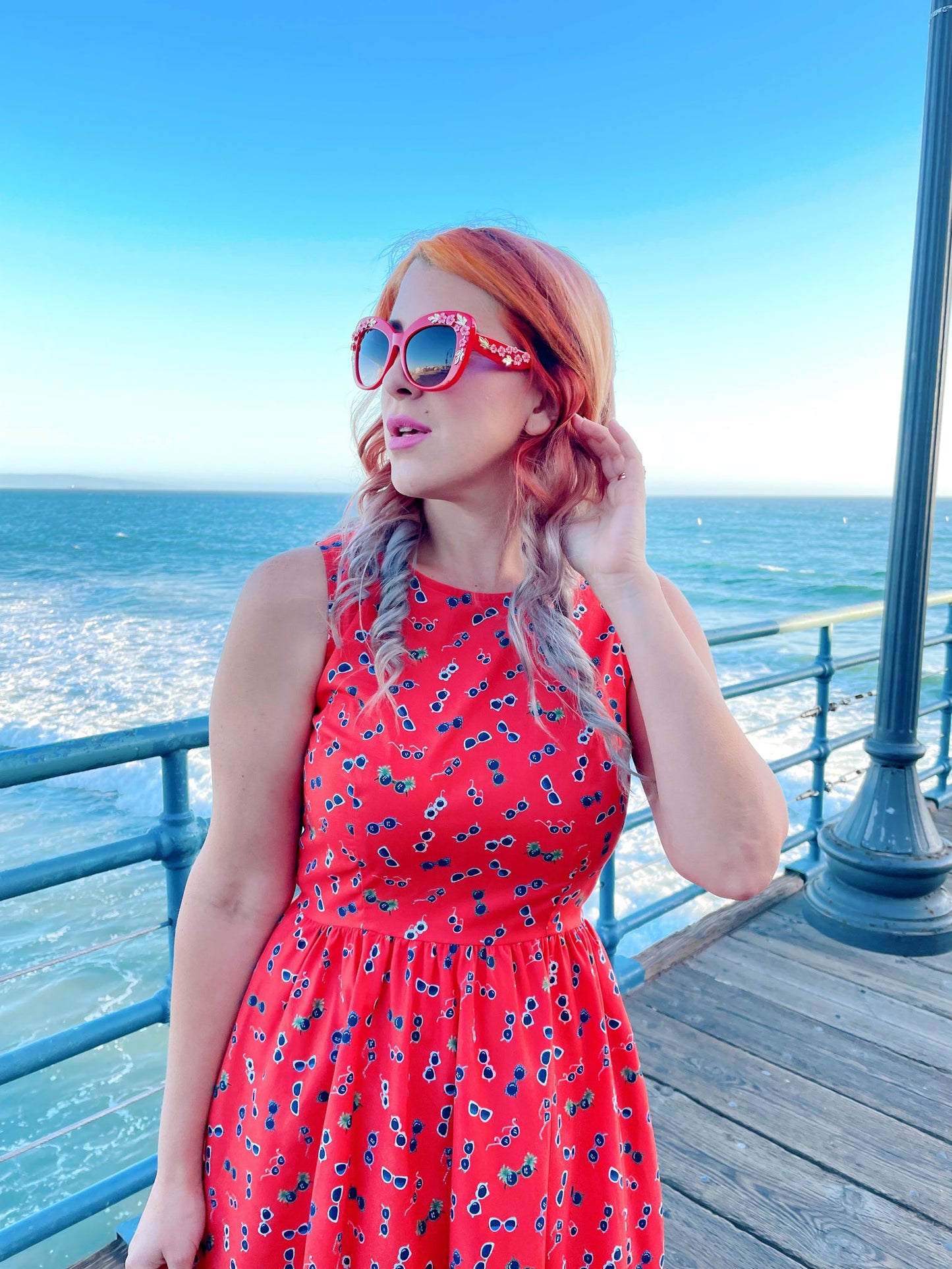Sunglasses Vintage Dress, view 8 — Soul Flow Apparel