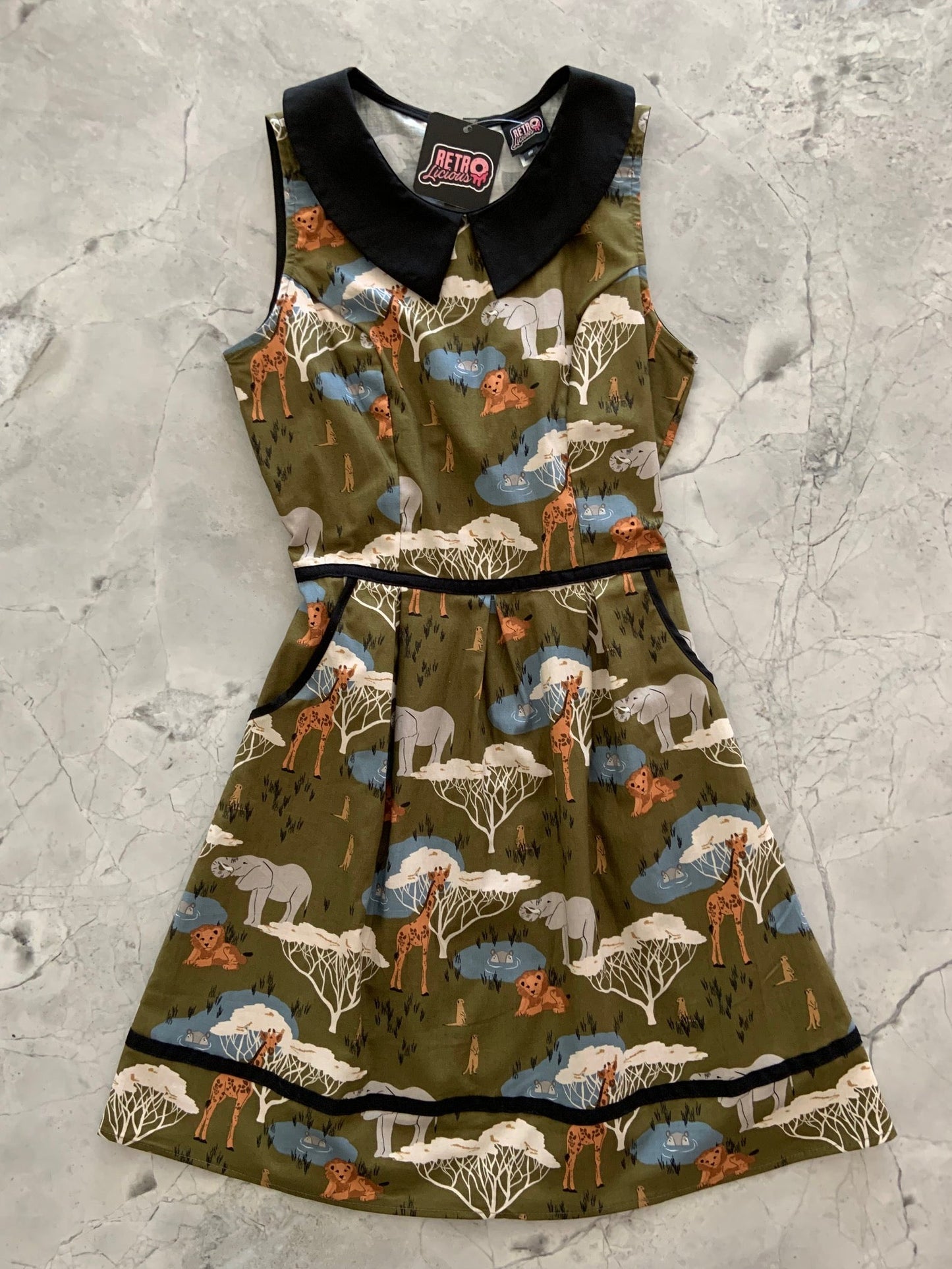 Safari Collared Dress — Soul Flow Apparel