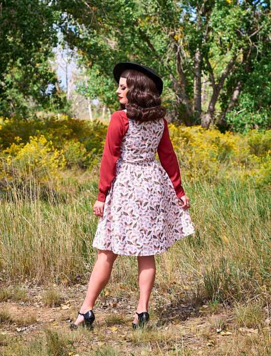 Butterfly Vintage Dress in Cream — Soul Flow Apparel