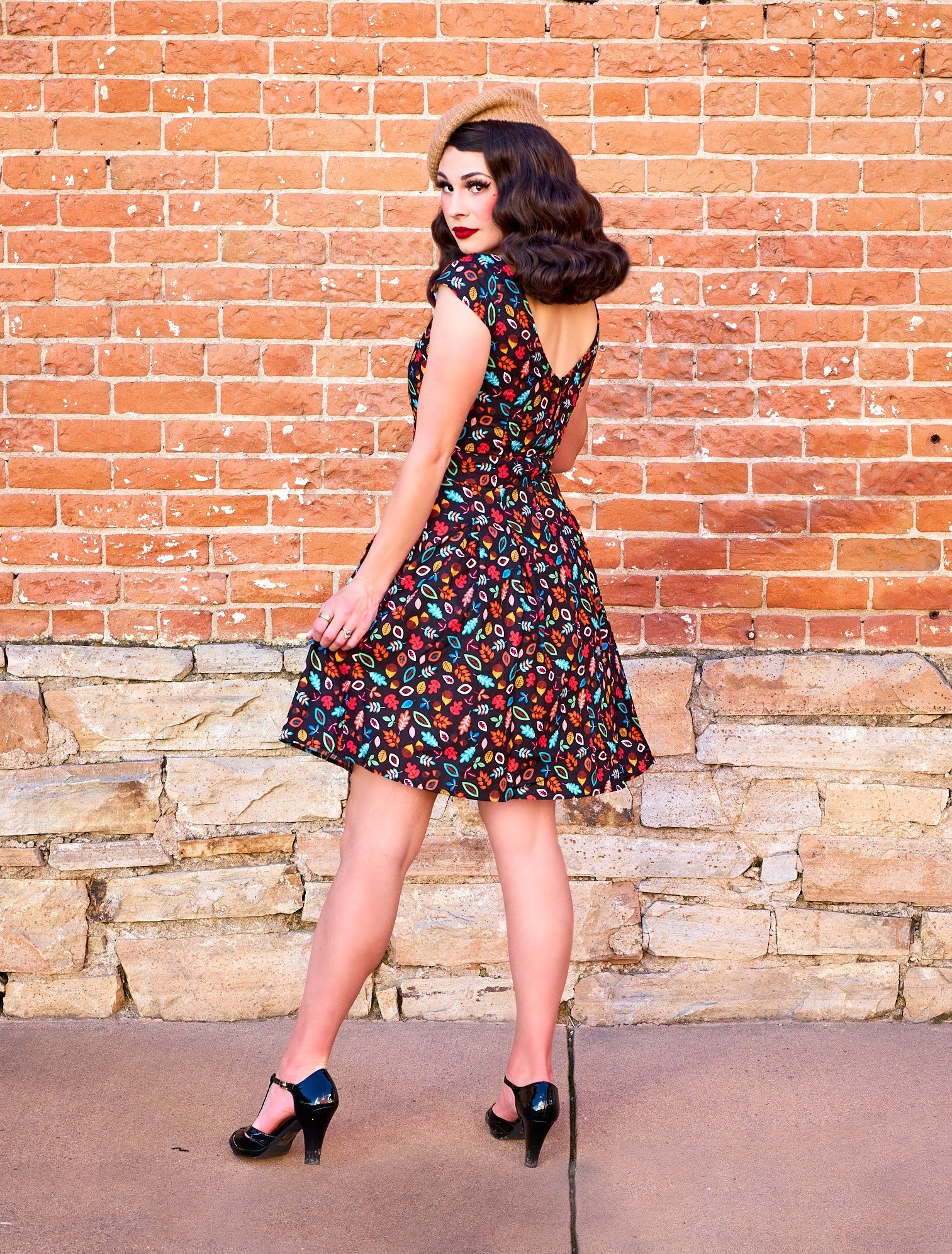 Leaves & Acorns Margaret Dress — Soul Flow Apparel
