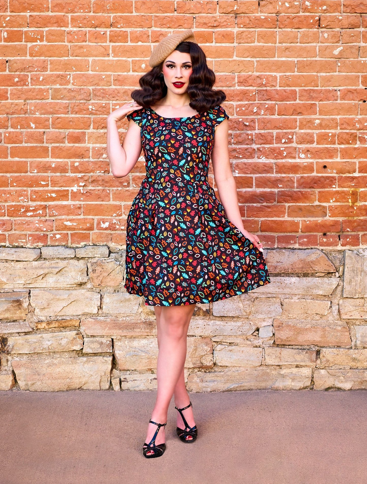 Leaves & Acorns Margaret Dress — Soul Flow Apparel