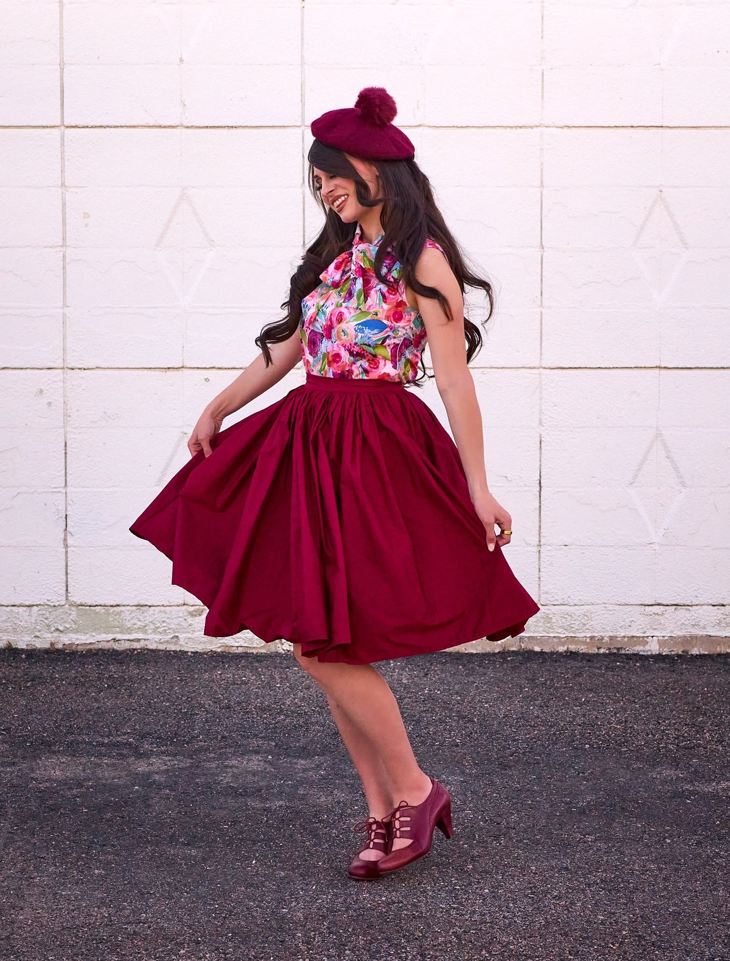 Watercolor Floral Bow Top - Xs Only, 1 Left! — Soul Flow Apparel