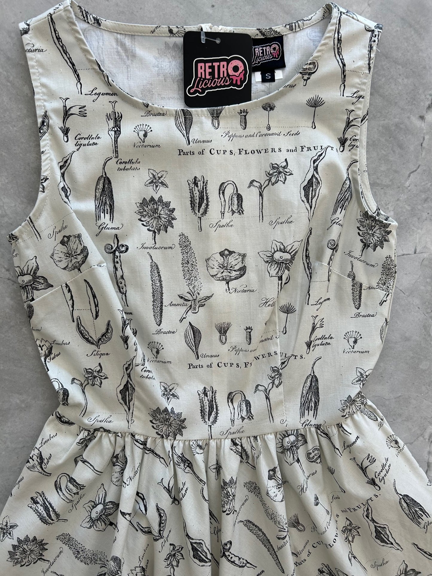 Flower Parts Vintage Dress — Soul Flow Apparel