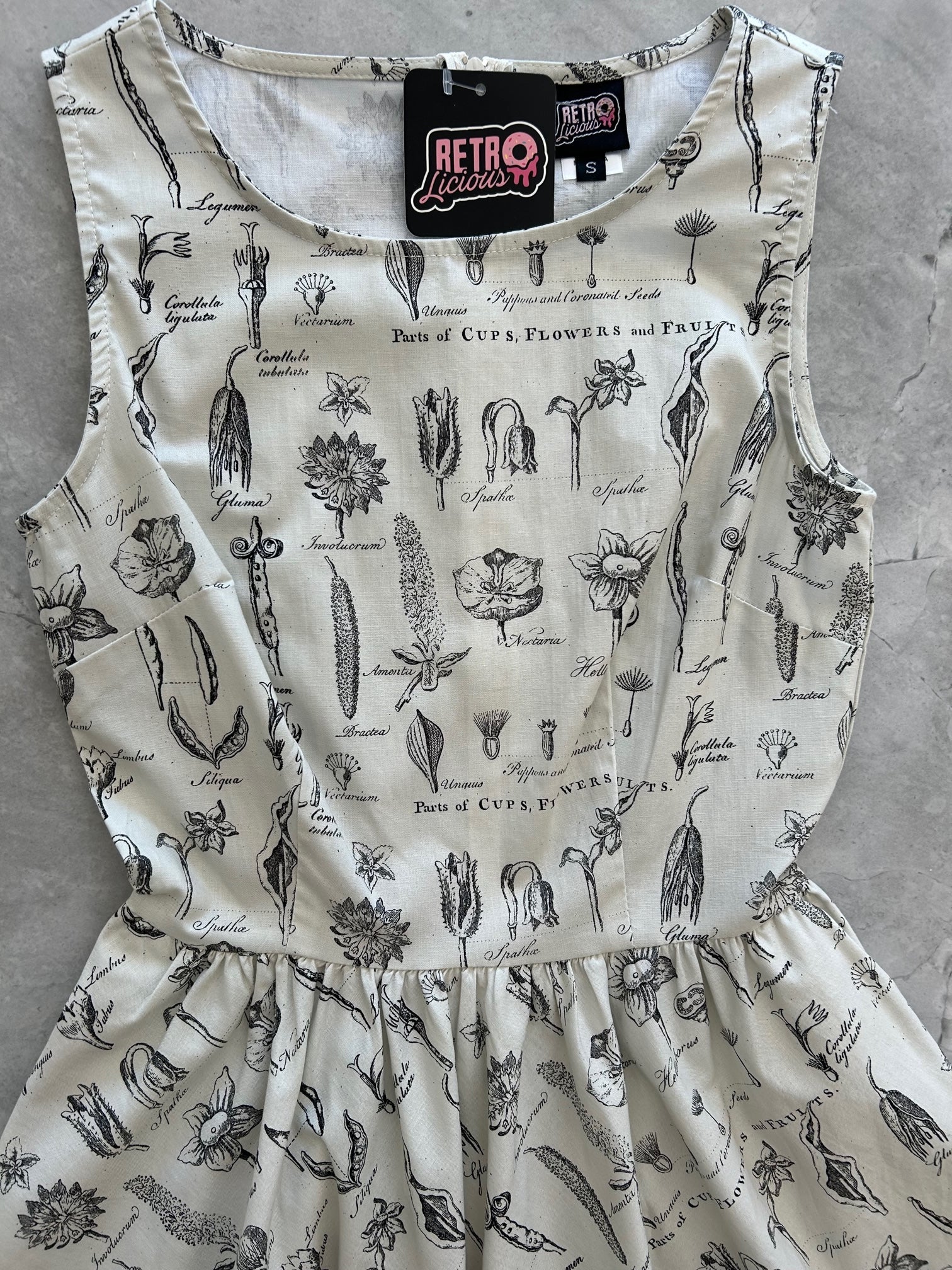 Flower Parts Vintage Dress — Soul Flow Apparel