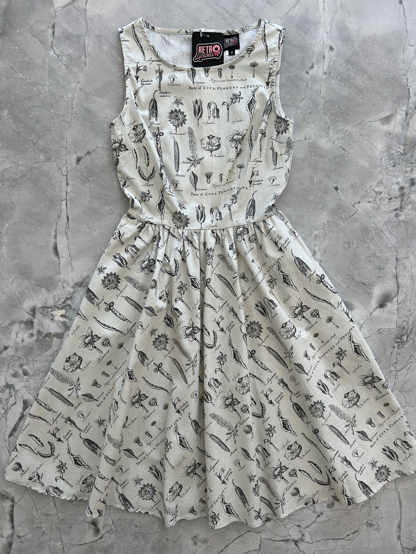 Flower Parts Vintage Dress — Soul Flow Apparel