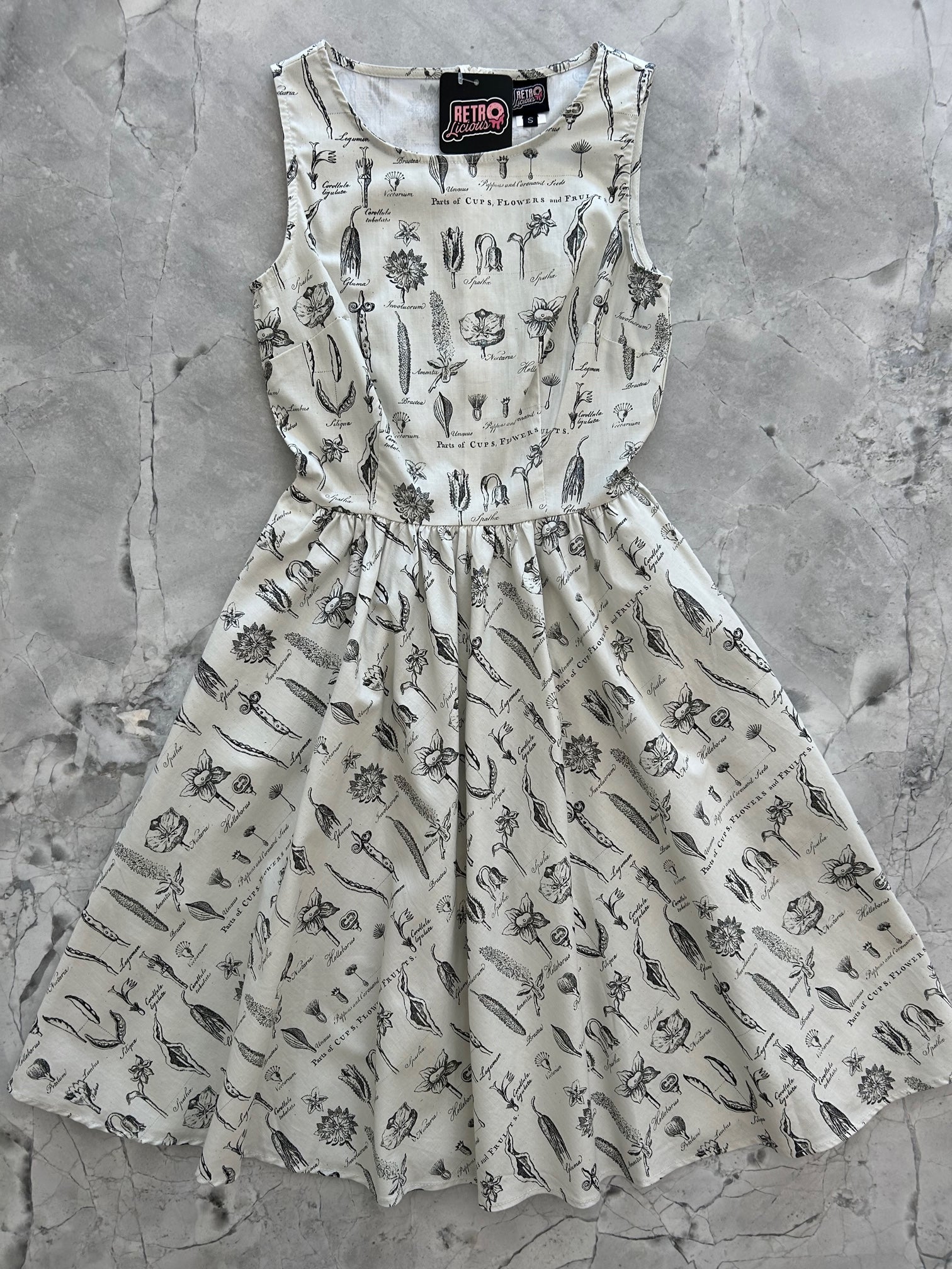 Flower Parts Vintage Dress — Soul Flow Apparel