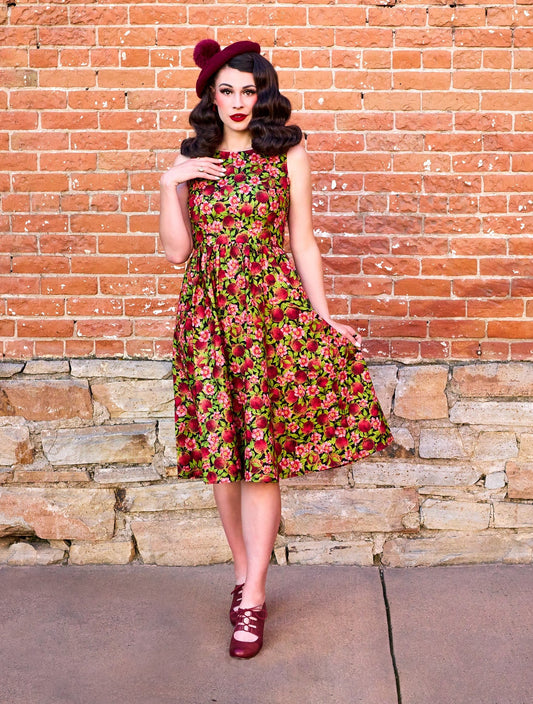 Pomegranate Midi Dress — Soul Flow Apparel