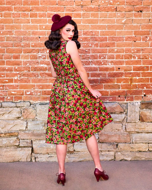 Pomegranate Midi Dress — Soul Flow Apparel