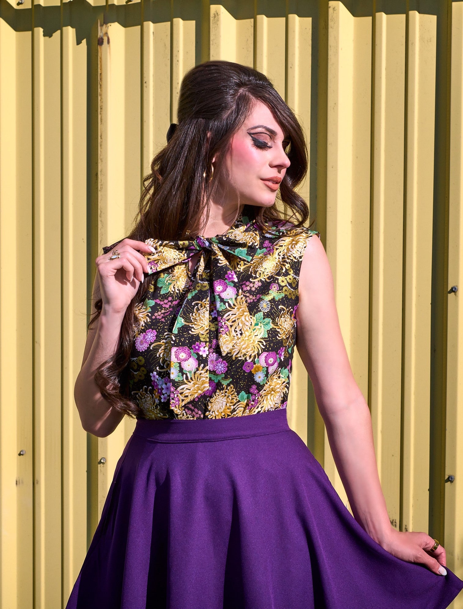 Purple Skater Skirt - Xs Only — Soul Flow Apparel