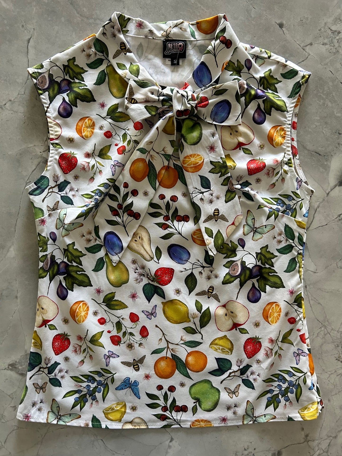Fruits & Butterflies Bow Top - 4x Only — Soul Flow Apparel