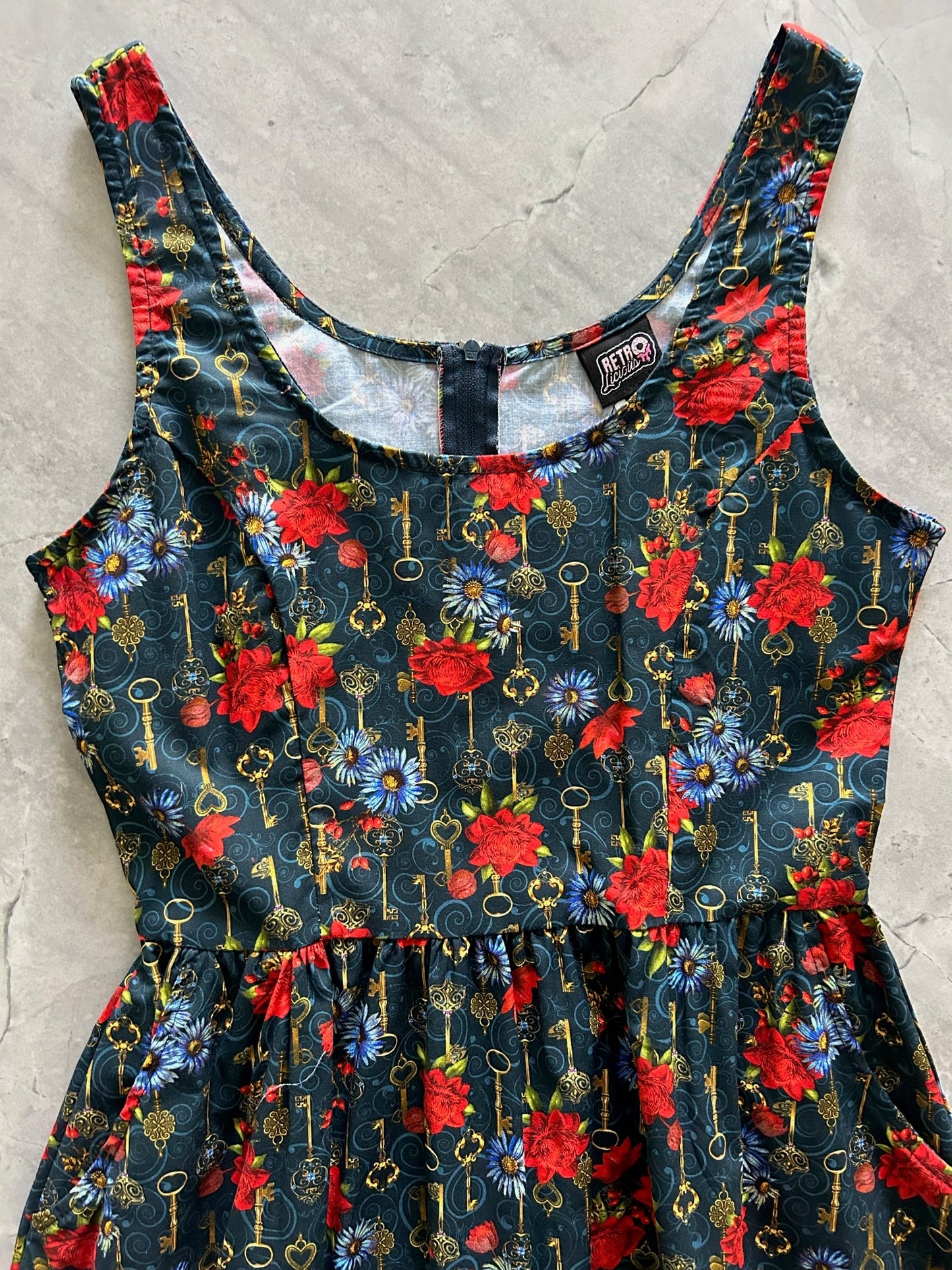Keys Fit & Flare Dress, view 1 — Soul Flow Apparel