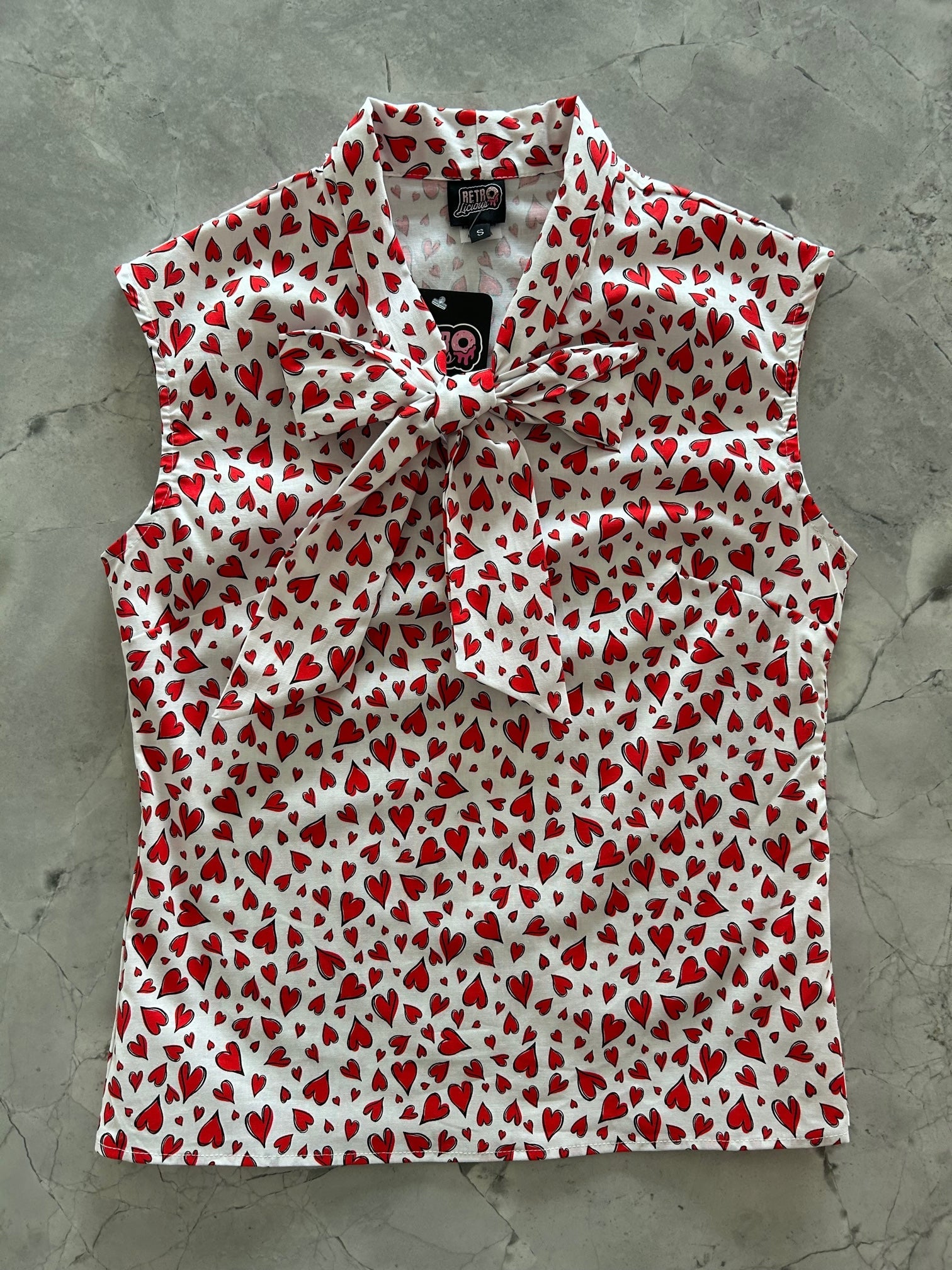 Hearts Bow Top — Soul Flow Apparel
