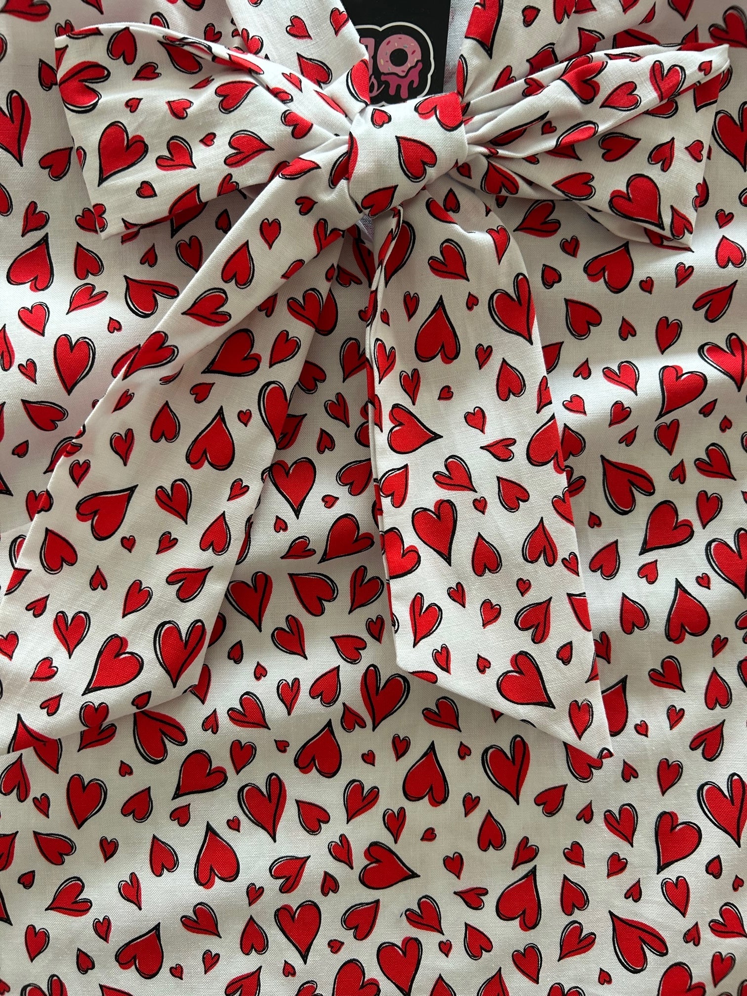 Hearts Bow Top, view 1 — Soul Flow Apparel