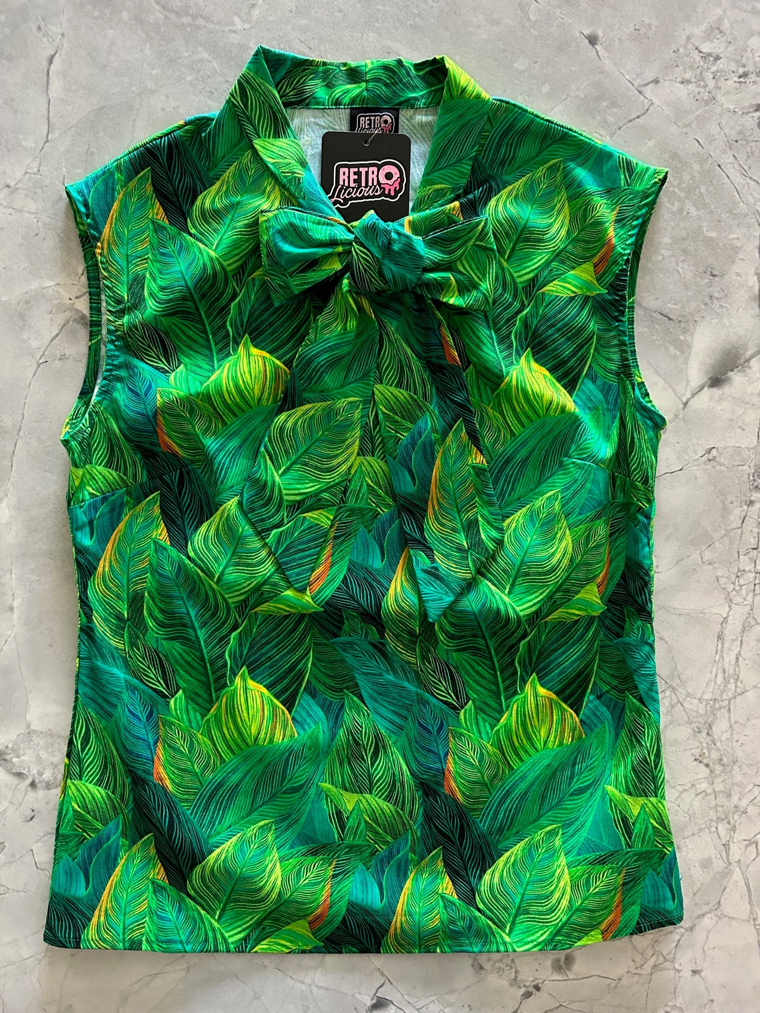 Leaves Bow Top — Soul Flow Apparel