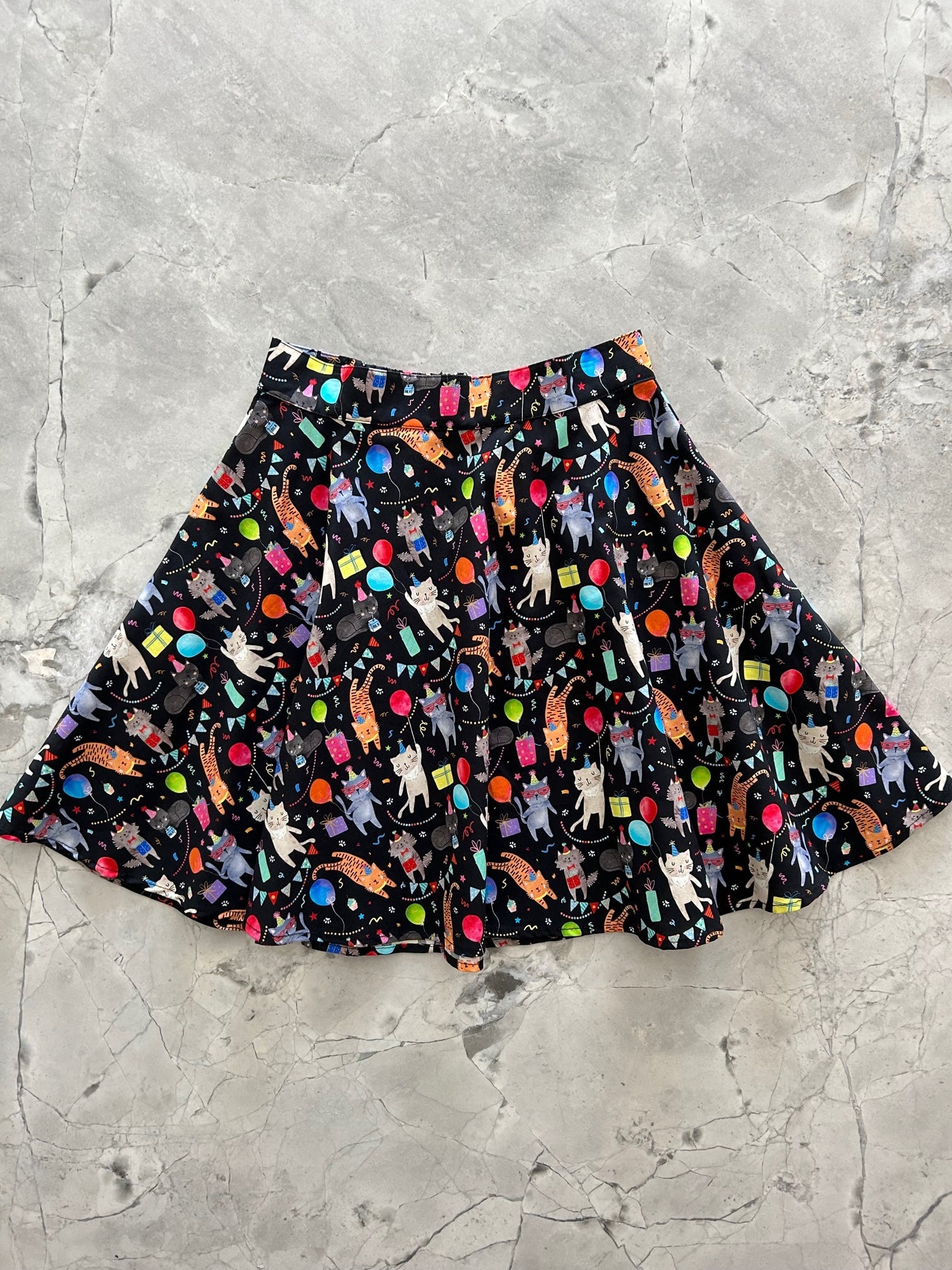 Party Cats Skater Skirt — Soul Flow Apparel